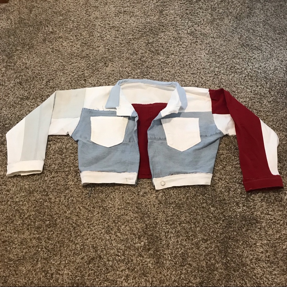 REWORK patchwork jean jacket - Picture 3 of 11